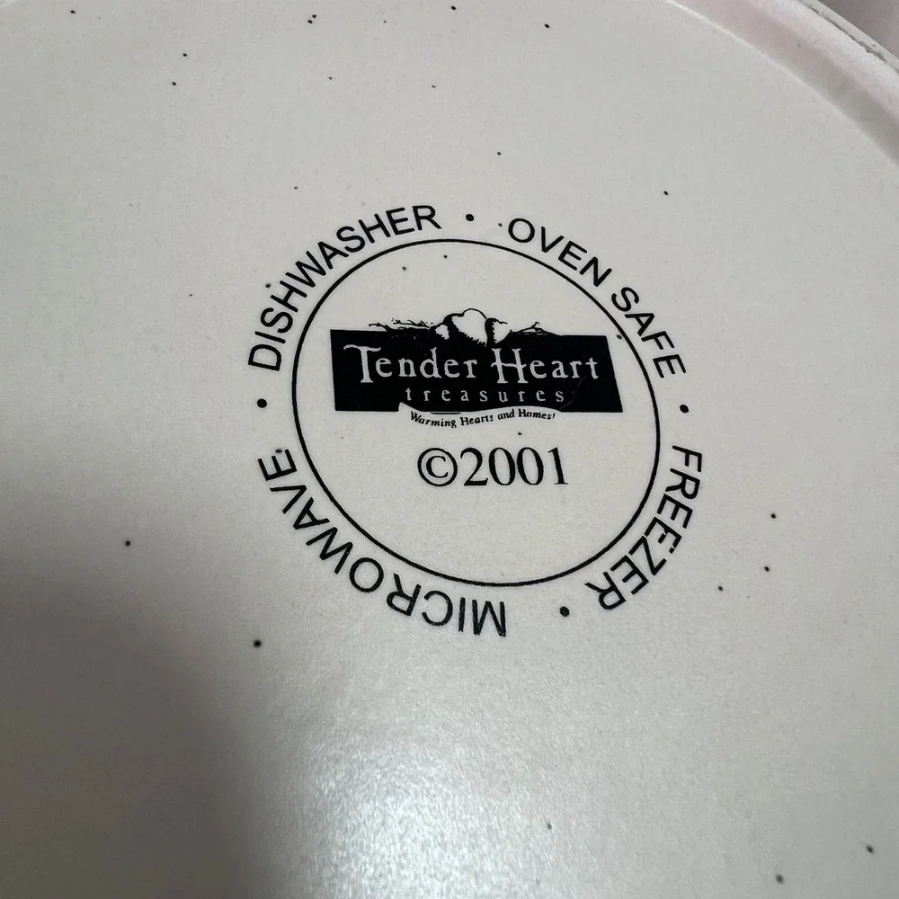 Vintage Y2K Tender Heart Treasures Nesting Bowls 2001 Americana Set of 3